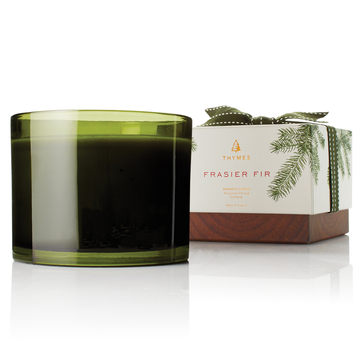 Frasier Fir Frosted Plaid Candle